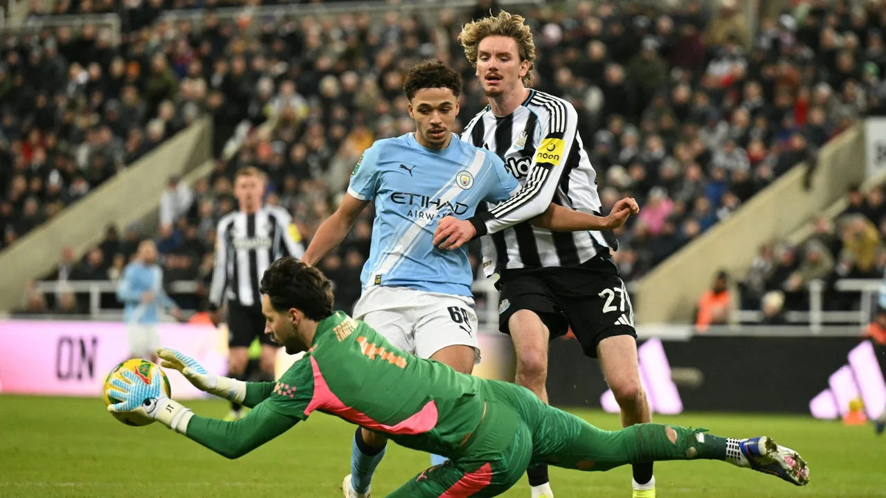 موعد صدام نيوكاسل يونايتد ومانشستر سيتي في كأس الاتحاد الإنجليزي والقنوات الناقلة